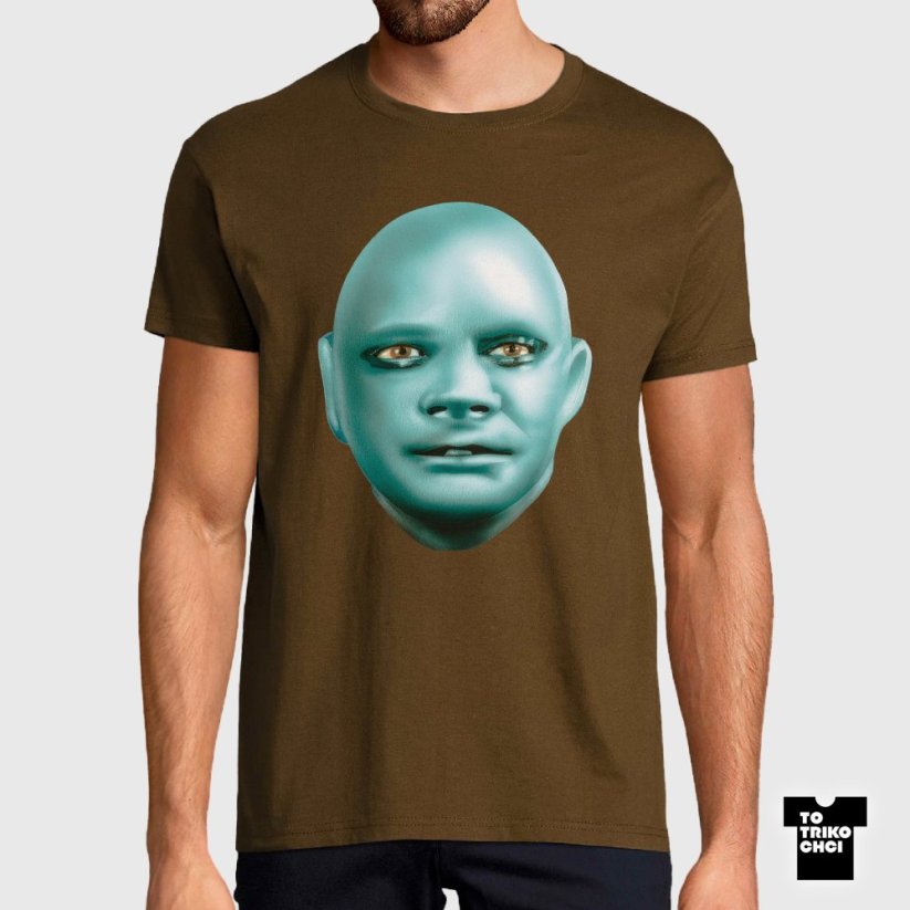 Tričko Enjoy Your Fantomas hnědé zemité