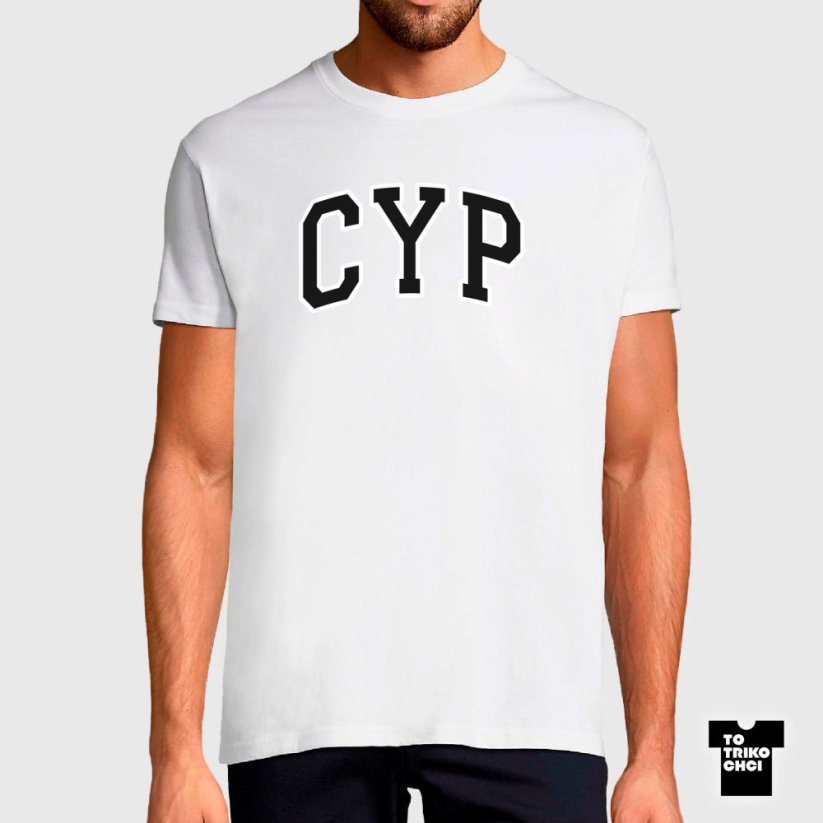 Tričko Cyp bílé