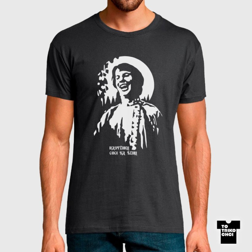 Tričko Nastěnku chci za ženu šedé myší