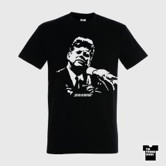 Tričko Ich bin ein Berliner černé