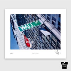 Vintage tisk WALL STREET