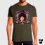 Tričko Jim Morrison zelené vojenské