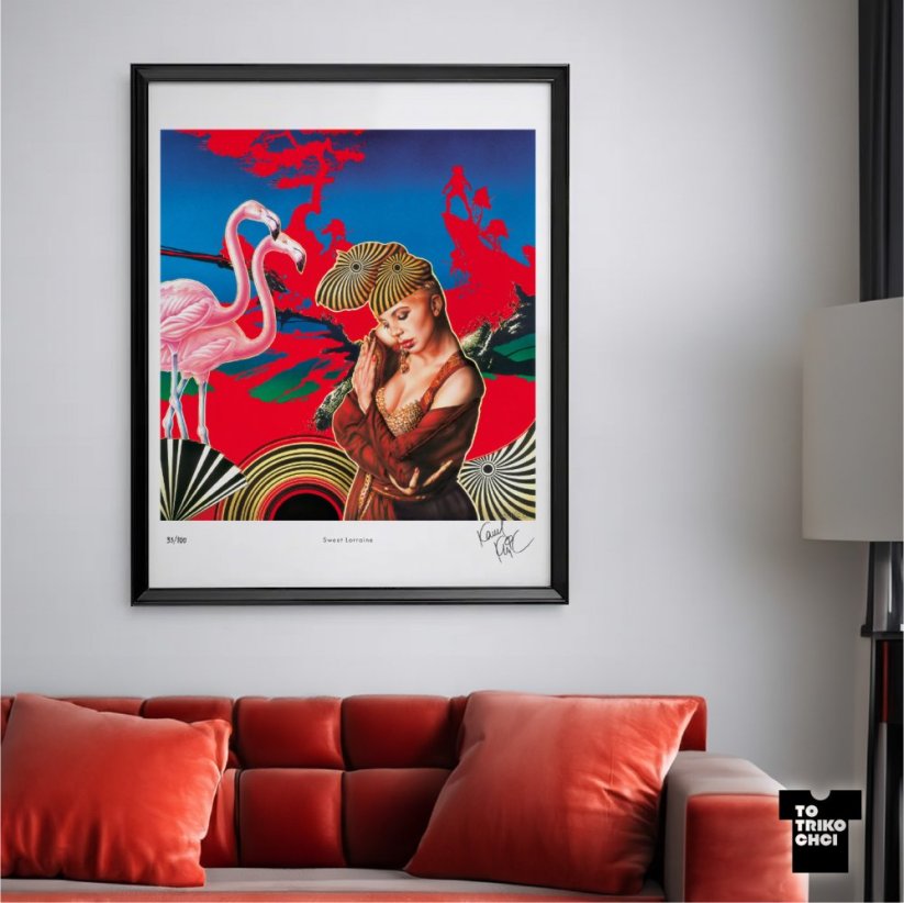 Tisk SWEET LORRAINE - Velikost tisku: 40 x 50 cm