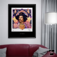 Vintage tisk JIMI HENDRIX