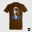 Tričko Chuck Norris hnědé zemité