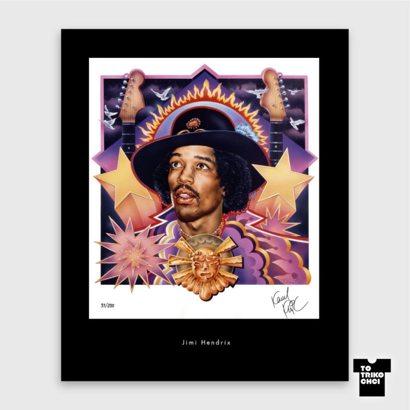 Tisk JIMI HENDRIX