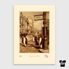 Vintage tisk LONG, LONG WHILE